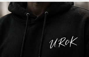 UROK hoodie, chest hit